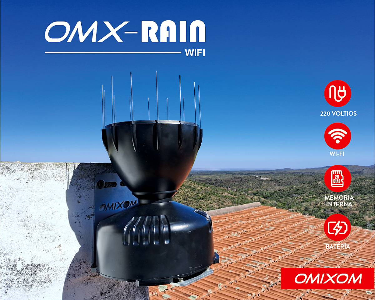 Pluviómetro Omixom Omx-rain Modelo Wifi