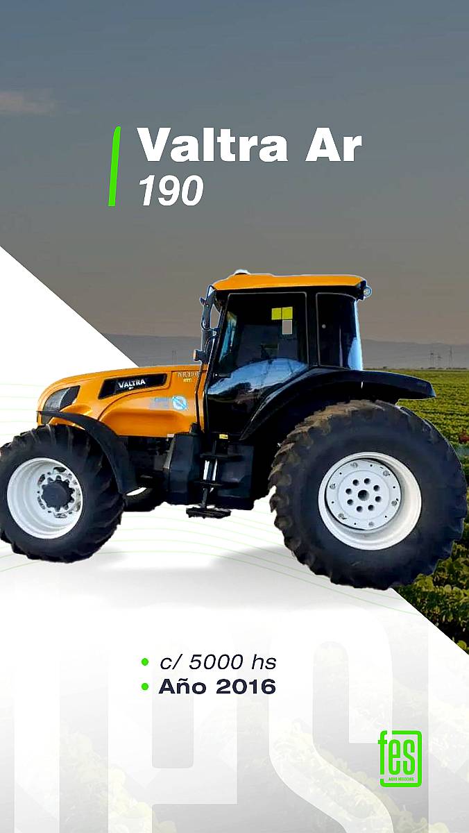 Valtra AR-190 año 2016 - Listo para Campaña
