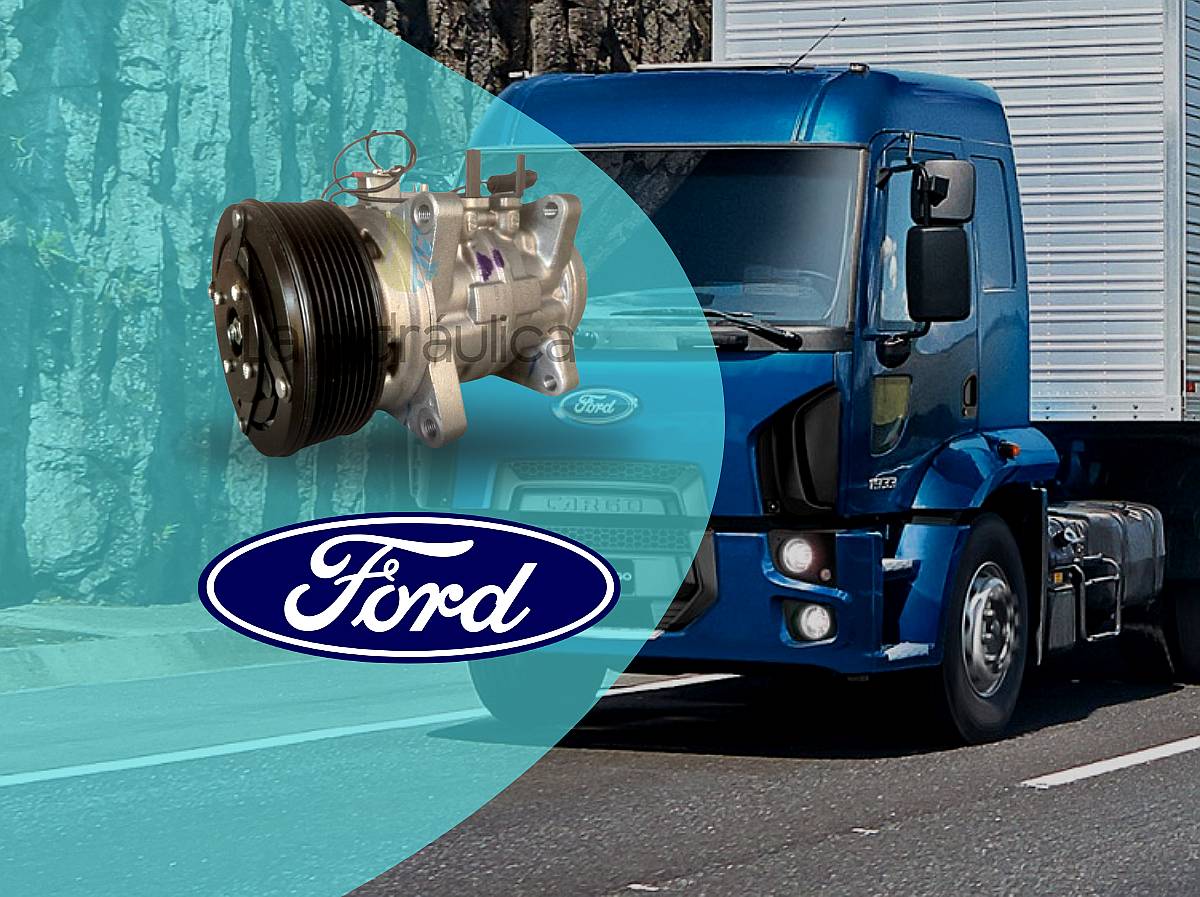 Compresor A/ac Denso 1560 para Camiones Ford y Volkswaguen