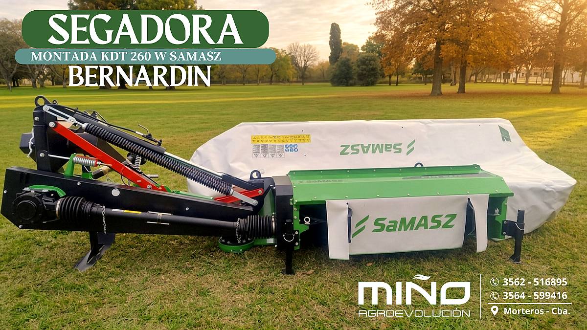 Segadora Bernardin Samasz KDT 260 W Nueva