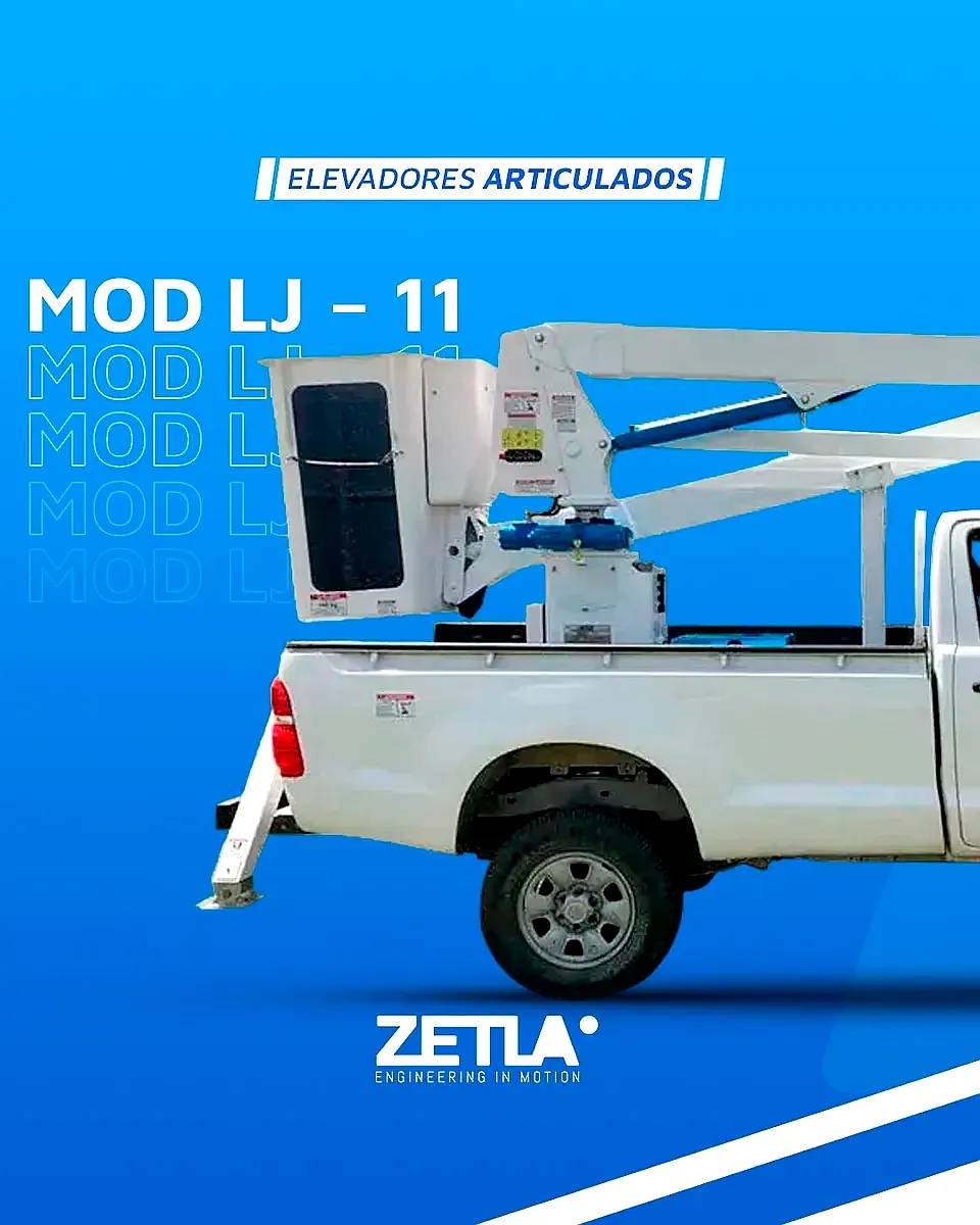 Hidroelevador Zetla LJ 11 (11 Mts Altura de Trabajo)