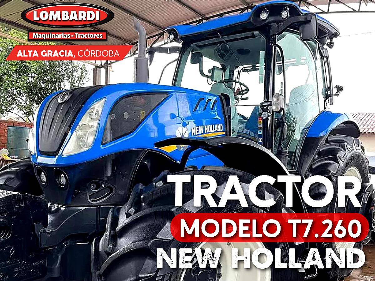 New Holland T7.260 para Importar de Brasil + Impuestos