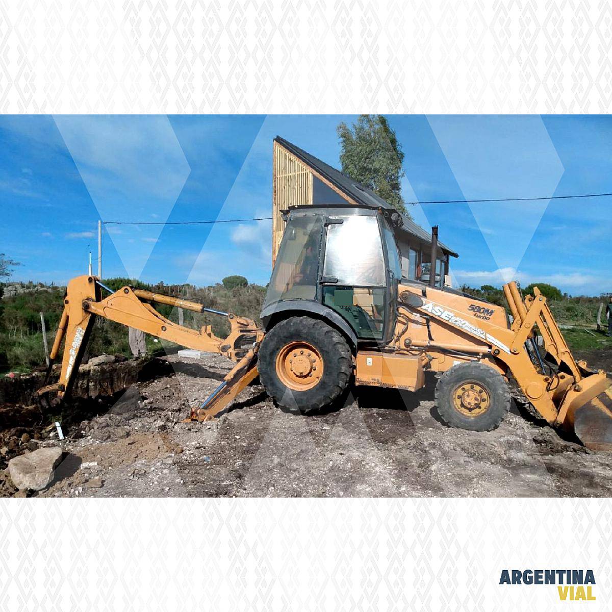 Pala con Retro Case 580m (id788)