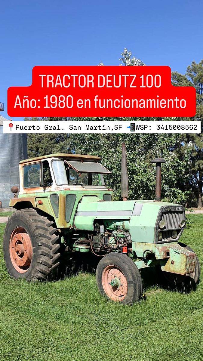 Tractor Deutz 100 .
