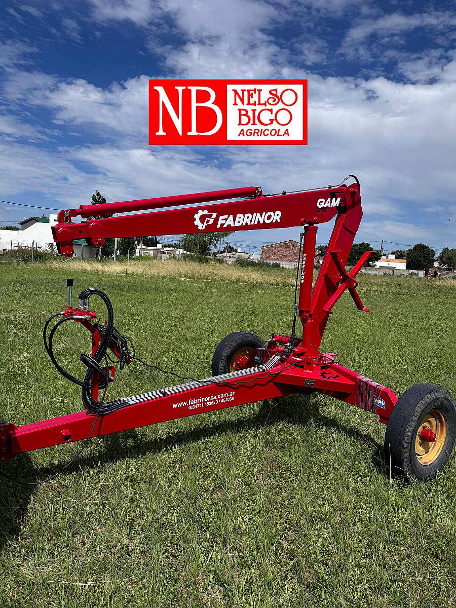 Grua para Bolsones Fabrinor GAM 1200 Hidraulica Full