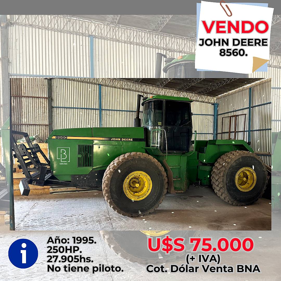 John Deere 8560 Articulado