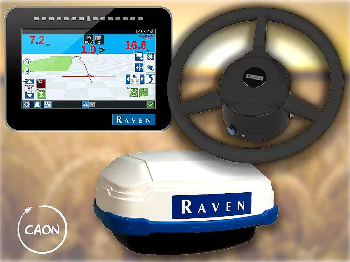 Pantalla Raven CR7 con Piloto Direcsteer y Antena 500s.