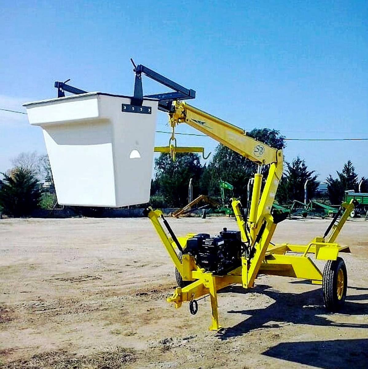 Grúa para Trabajos en Altura, SB - Completa con Motor, Patas