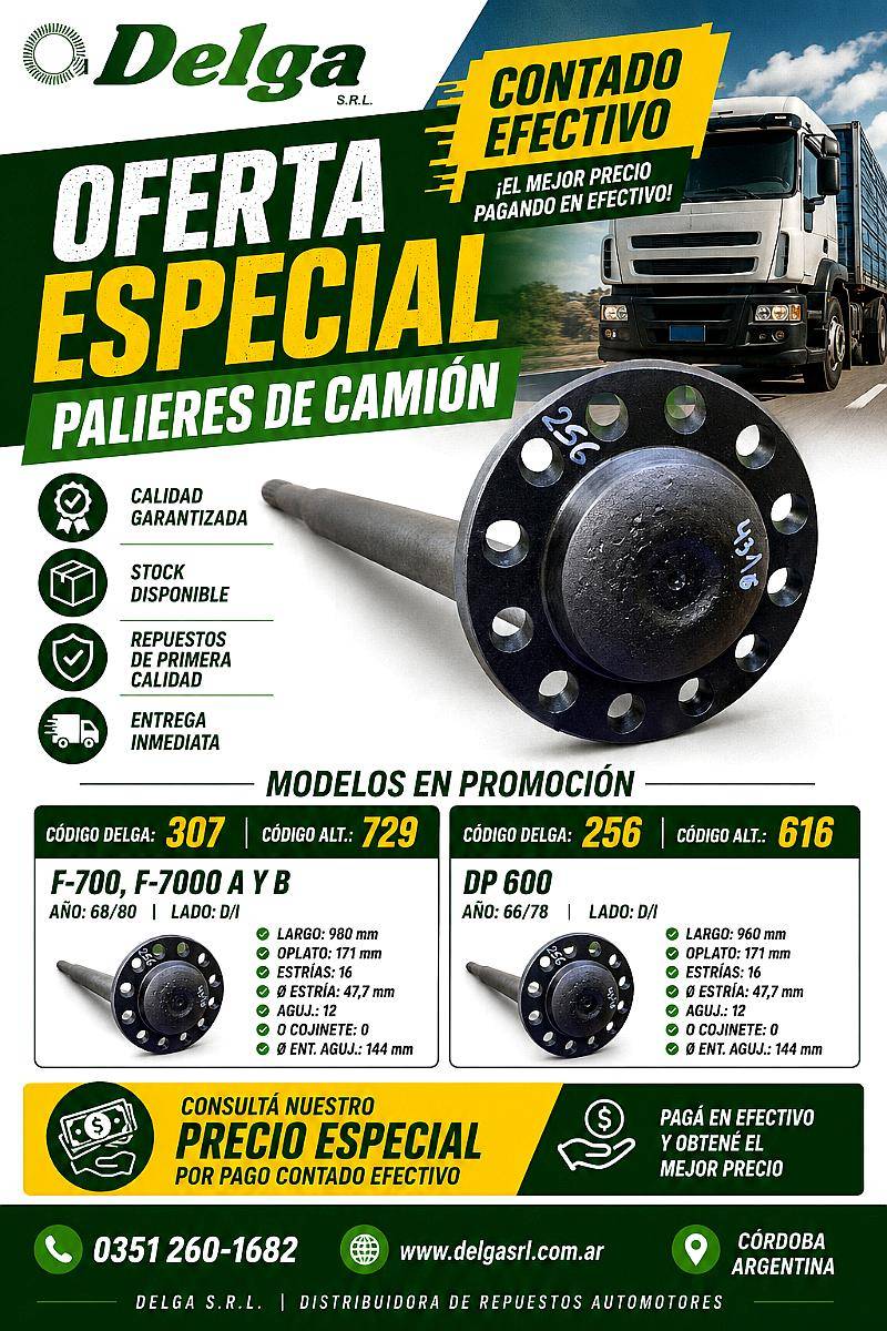 Palieres Ford 700, Dodge 800