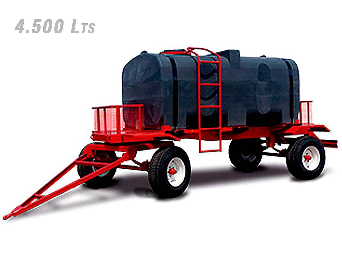 Acoplado Tanque 4.500 Lts – Agua / Gasoil – Tanque Plástico