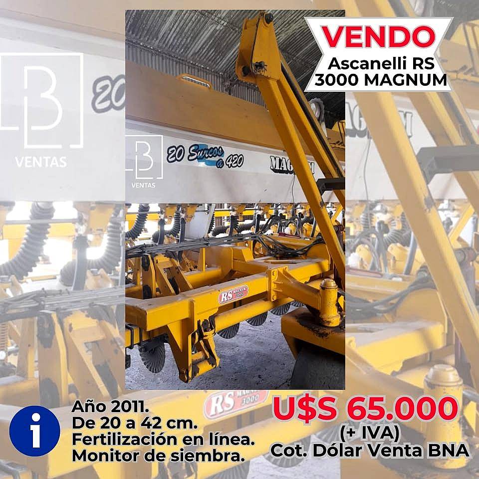 Sembradora Ascanelli RS 3000 Magnum