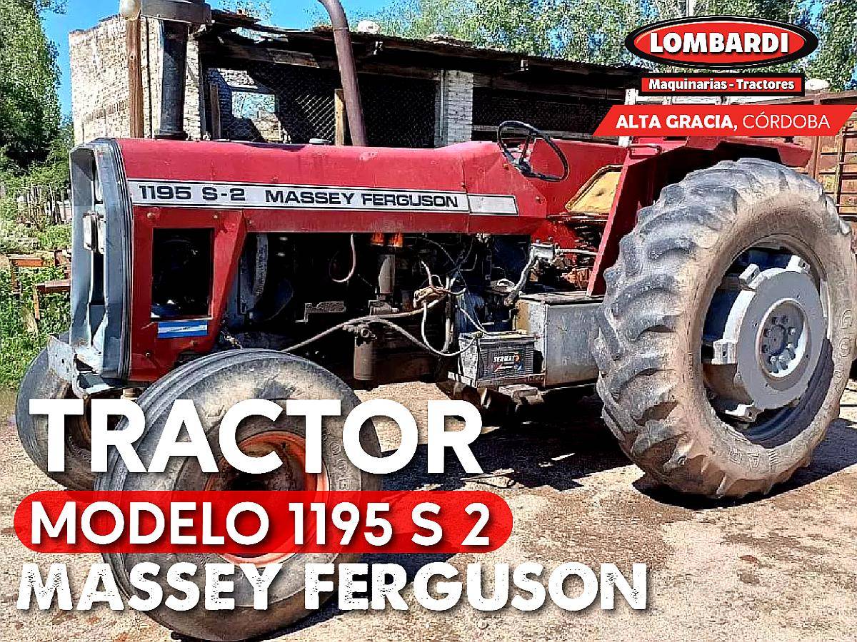 Tractor Massey Ferguson 1195 con Tres Puntos