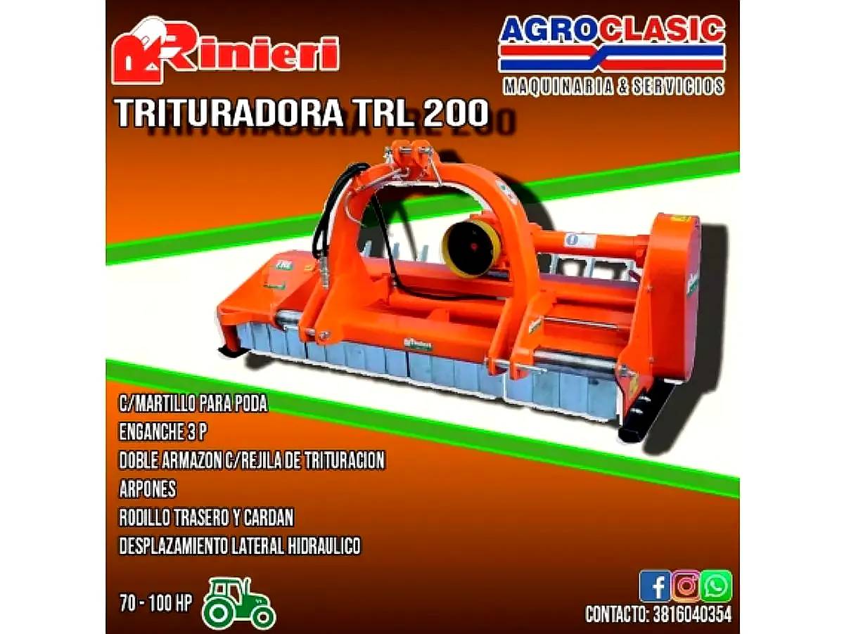 Desmalezadora Trituradora Rinieri TRL 200