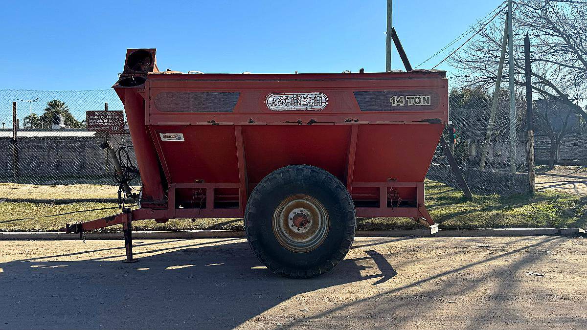 Autodescargable Ascanelli de 14 TN con Balanza