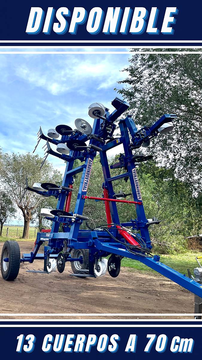 Carpidor Agroindustrial 13 a 70 Entrega Inmediata