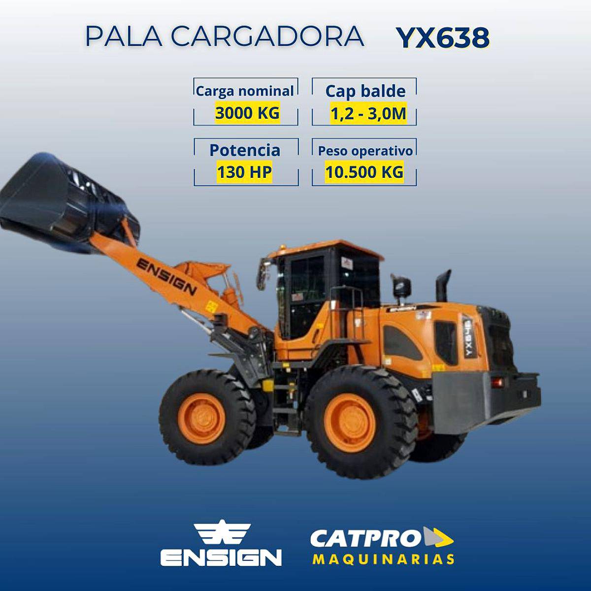 Pala Cargadora Ensign YX638