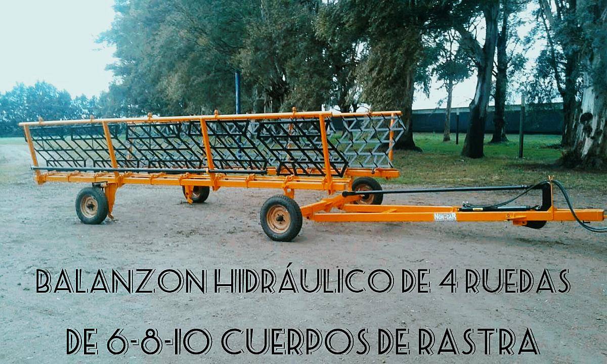 Balanzón Hidráulico con Ravasto de 6-8-10 Cuerpos de Rastra