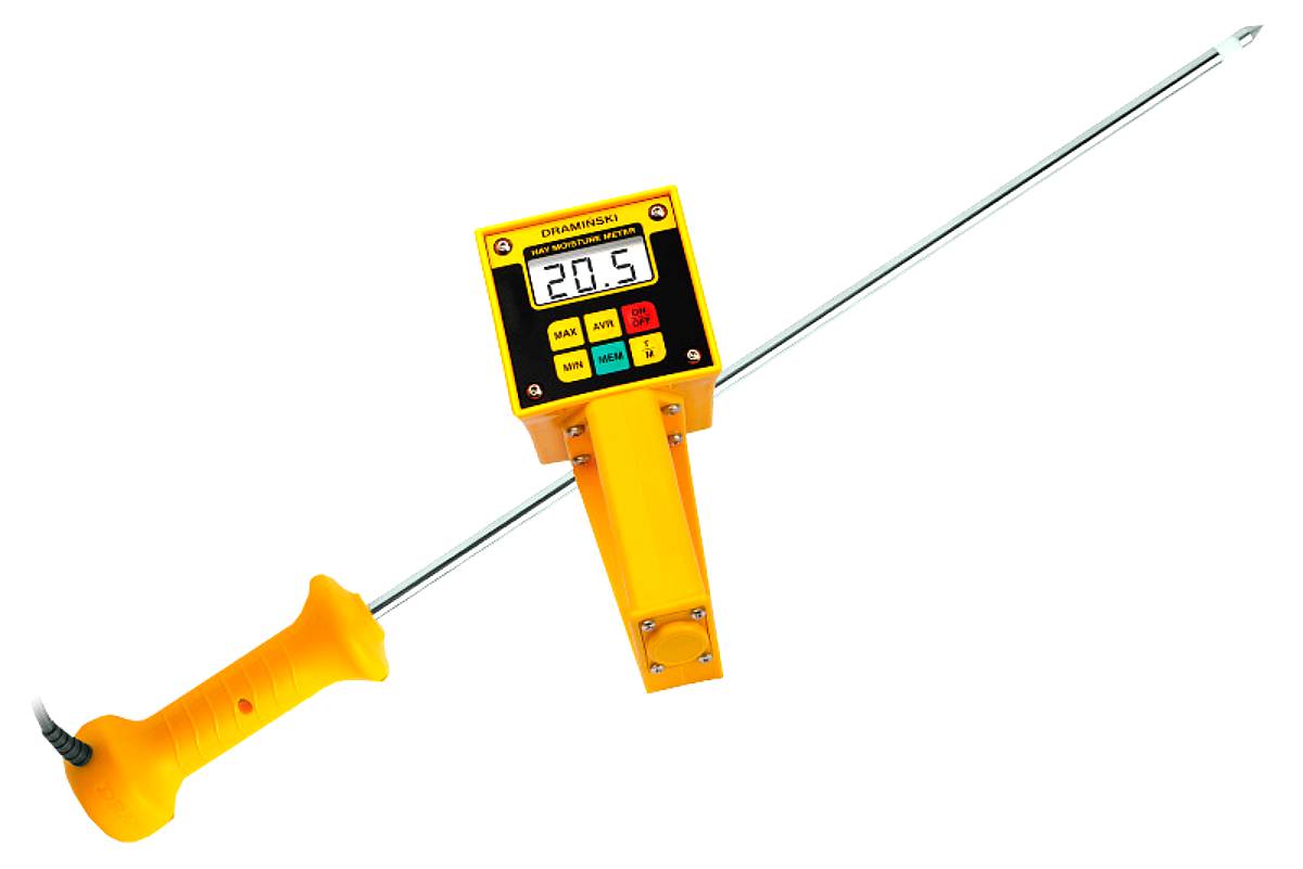 Humedímetro para Alfalfa, Heno (fardos Silos) Draminski HMM