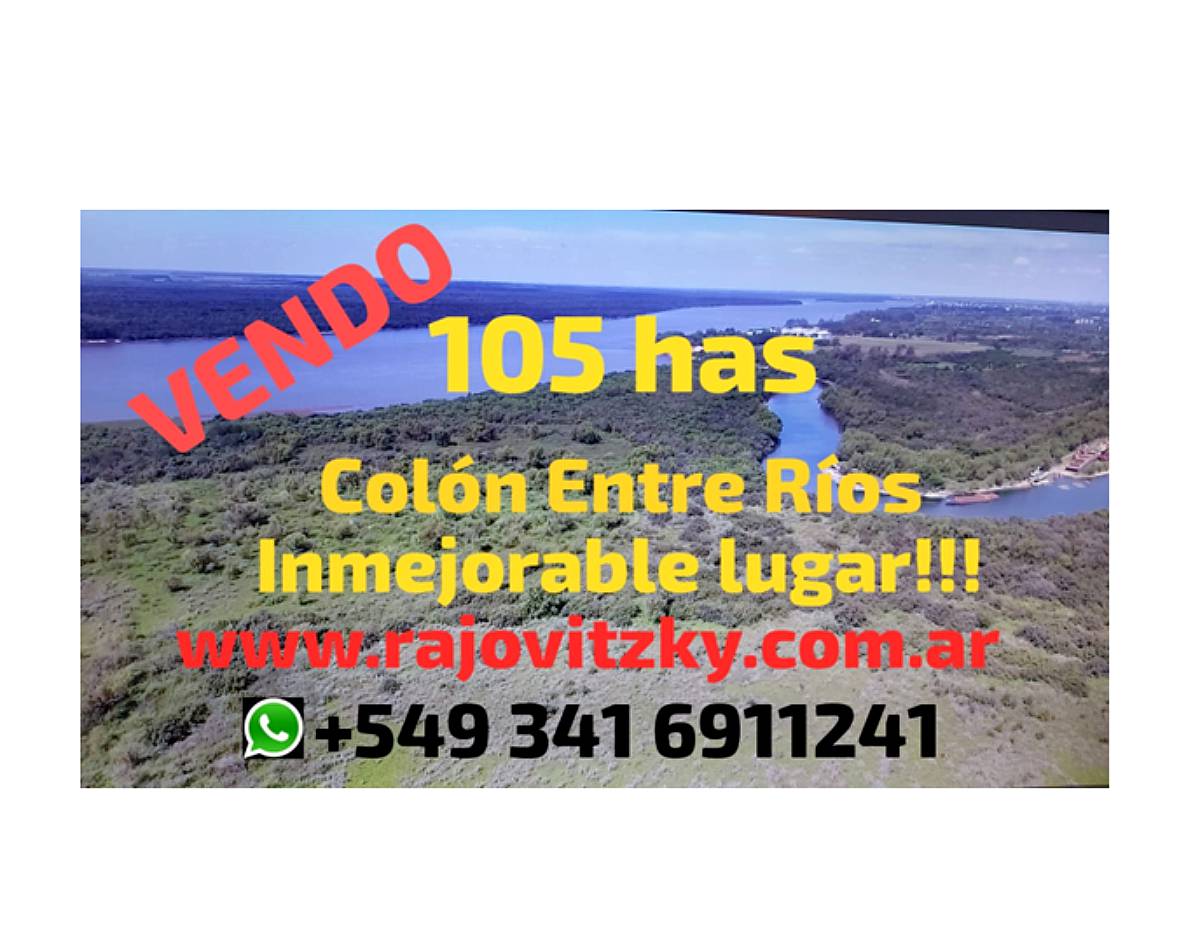 Inmejorable Lugar Vendo 105 Has