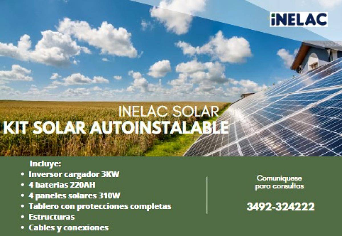 Kit Solar Autoinstalable - Inelac Solar