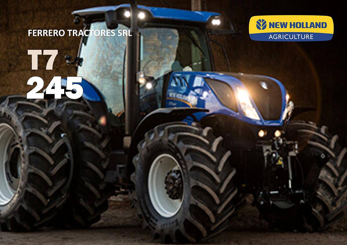 Tractor New Holland T7.245 Entrega Inmediata