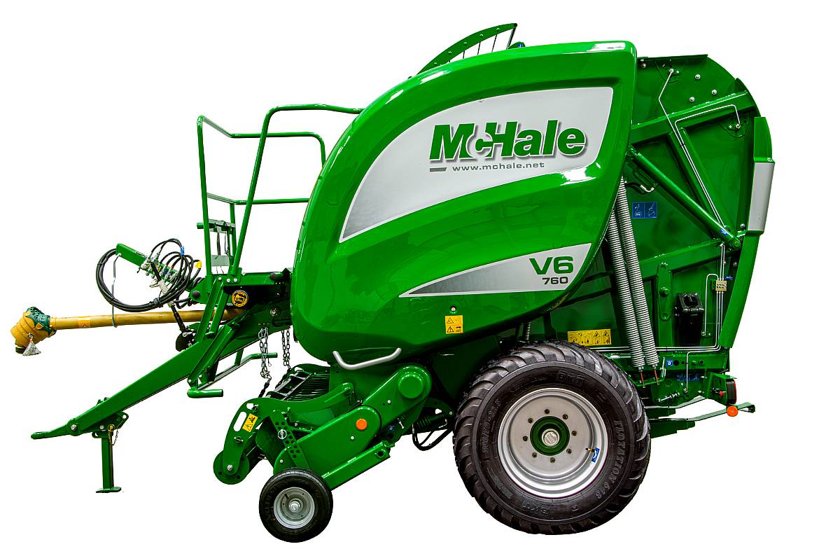 Rotoenfardadora Mchale V6 750 Cámara Variable y Cutter 15