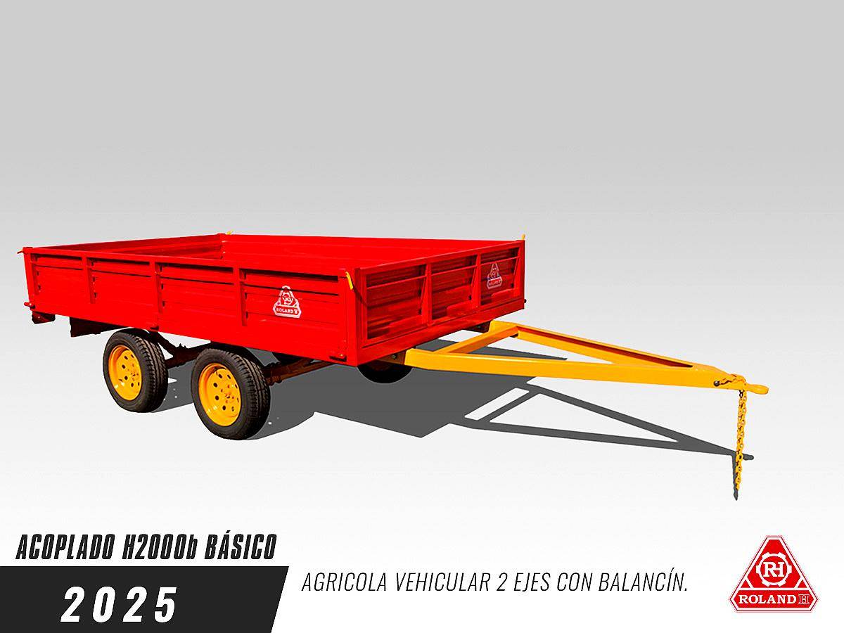 Acoplado Rolandh RH2000 Balancín 2 Ejes