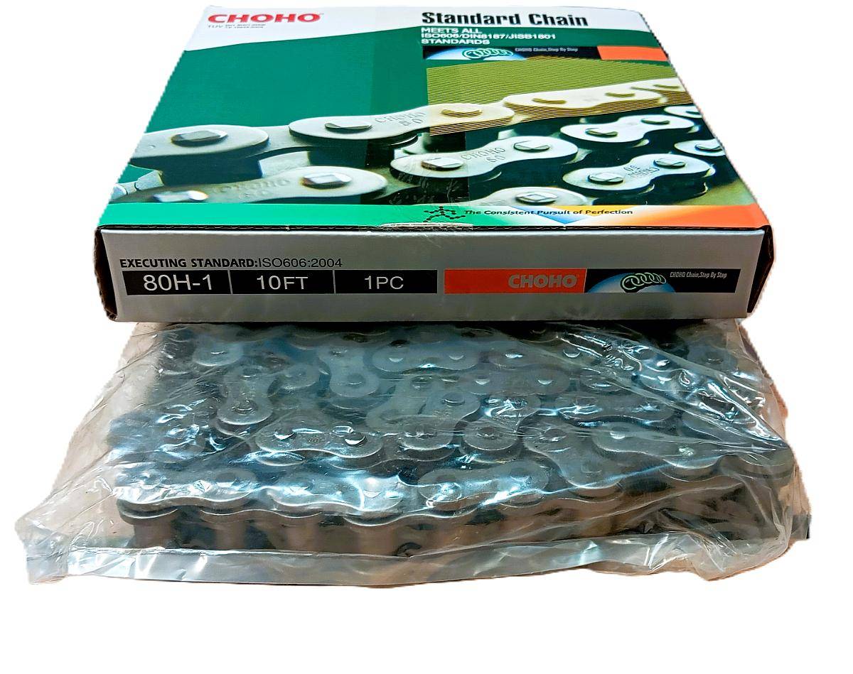 Cadena a Rodillos ASA 80h Simple Reforzada Marca Choho