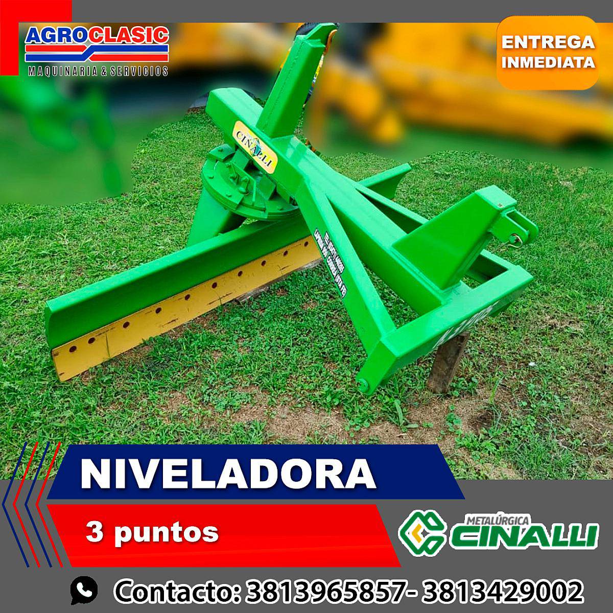 Niveladora Cinalli 3 Puntos