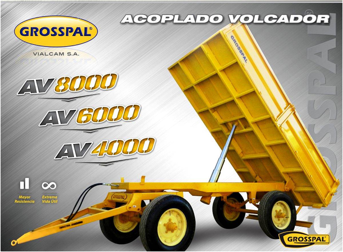 Acoplado Volcador AV 8000 - Grosspal