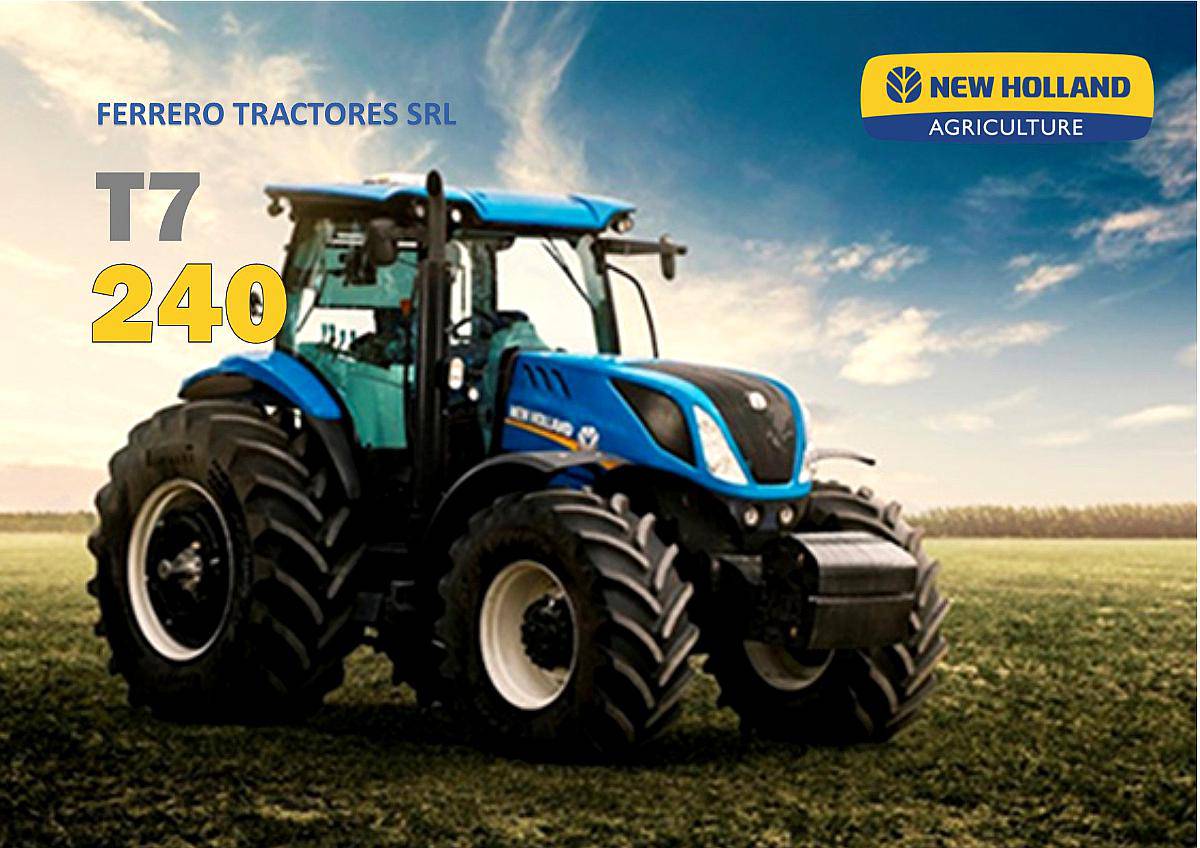 Tractor New Holland T7.240, Nuevo