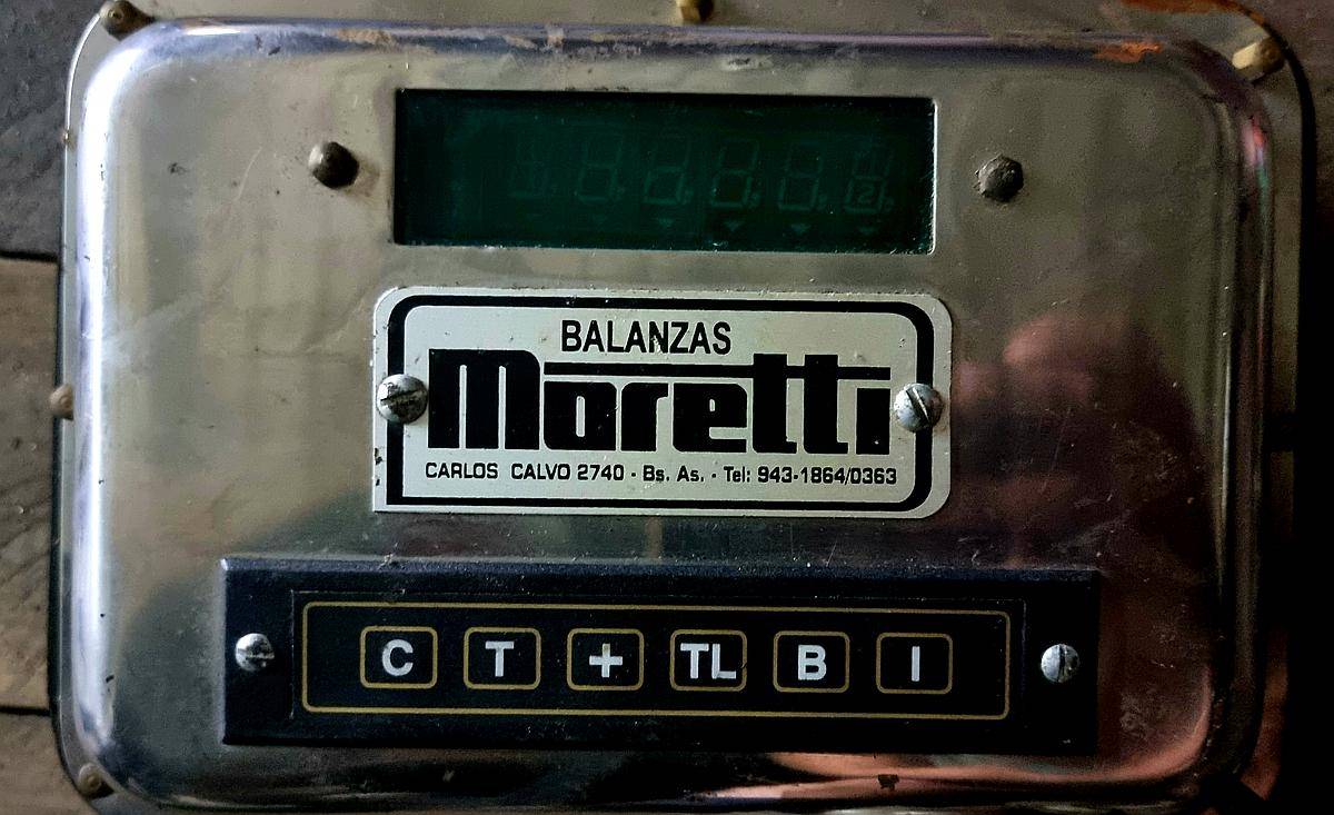 Balanza Moretti FF 10tn Digital - Dual 220v/12v (portátil)