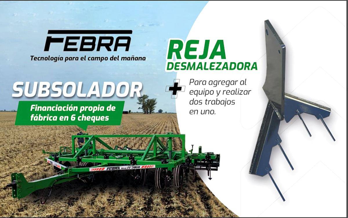 Subsolador con Rejas Desmalezadora