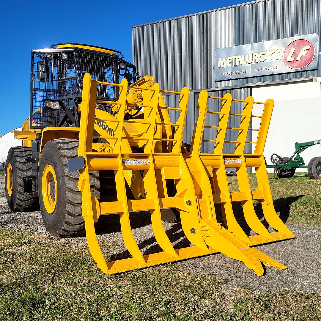 Frente Rastrillo LF P/limpieza Adaptable a Cargadora Frontal