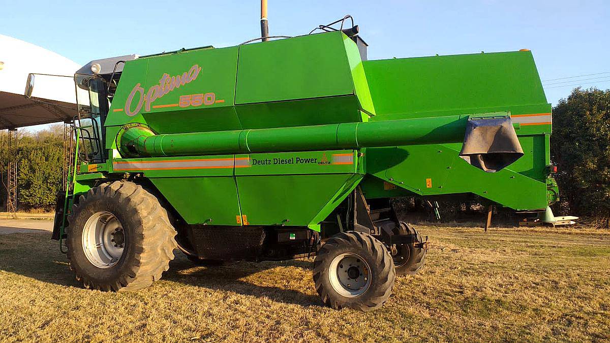 Cosechadora Agco Allis Optima 550, año 2004, 5.800 Hs Motor,