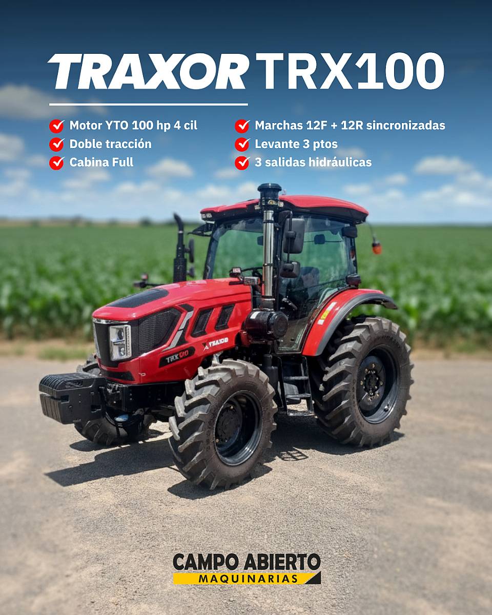 Tractor Traxor TRX 100 Cabinado