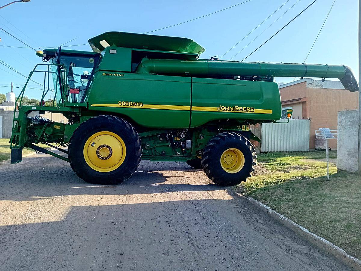 Cosechadora John Deere 9860, Americana, año 2008, DT, 9.300