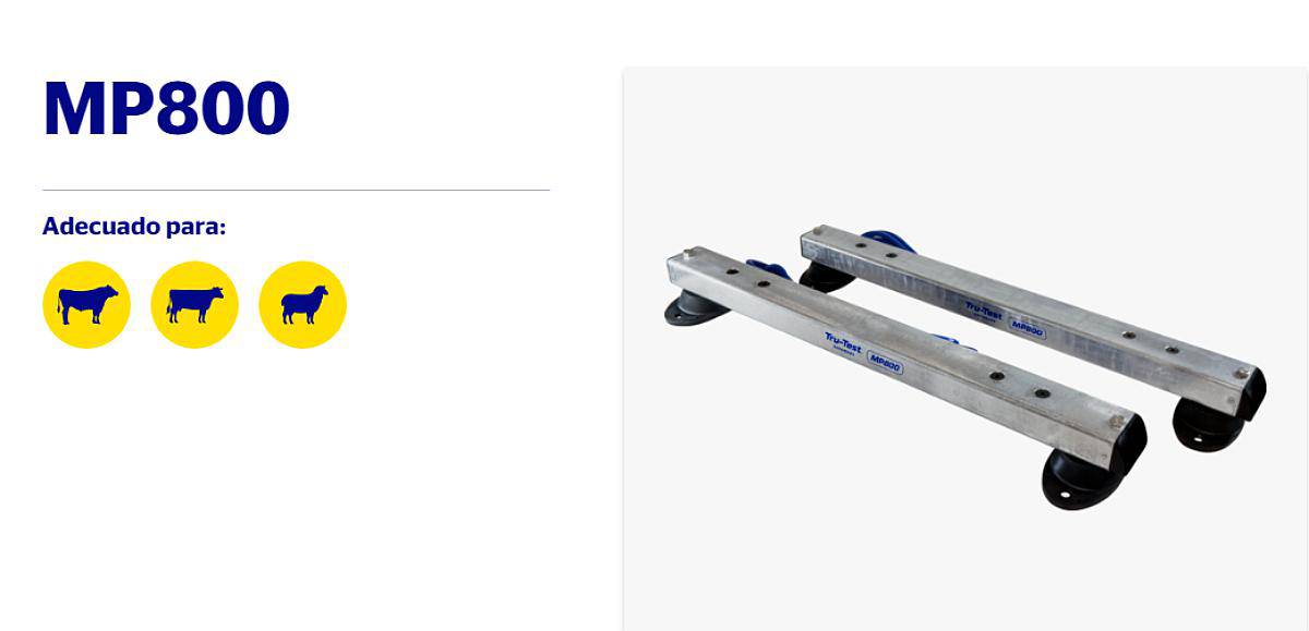 Barras Pesaje MP800 Tru-test