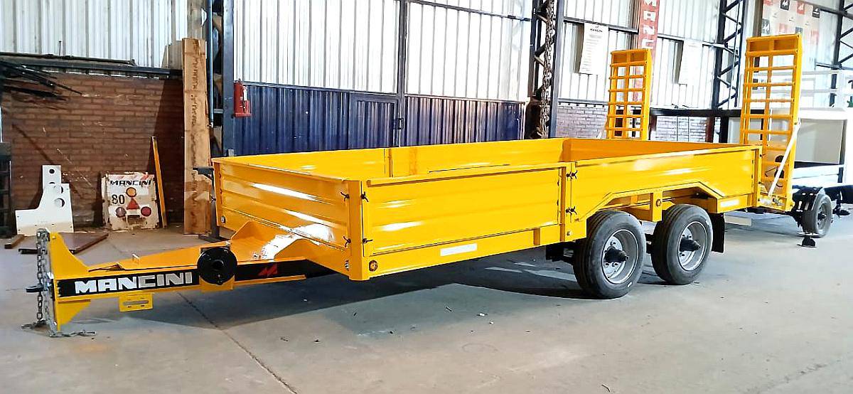 Trailer Carrozado Mancini con Barandas Rebatibles Financiar