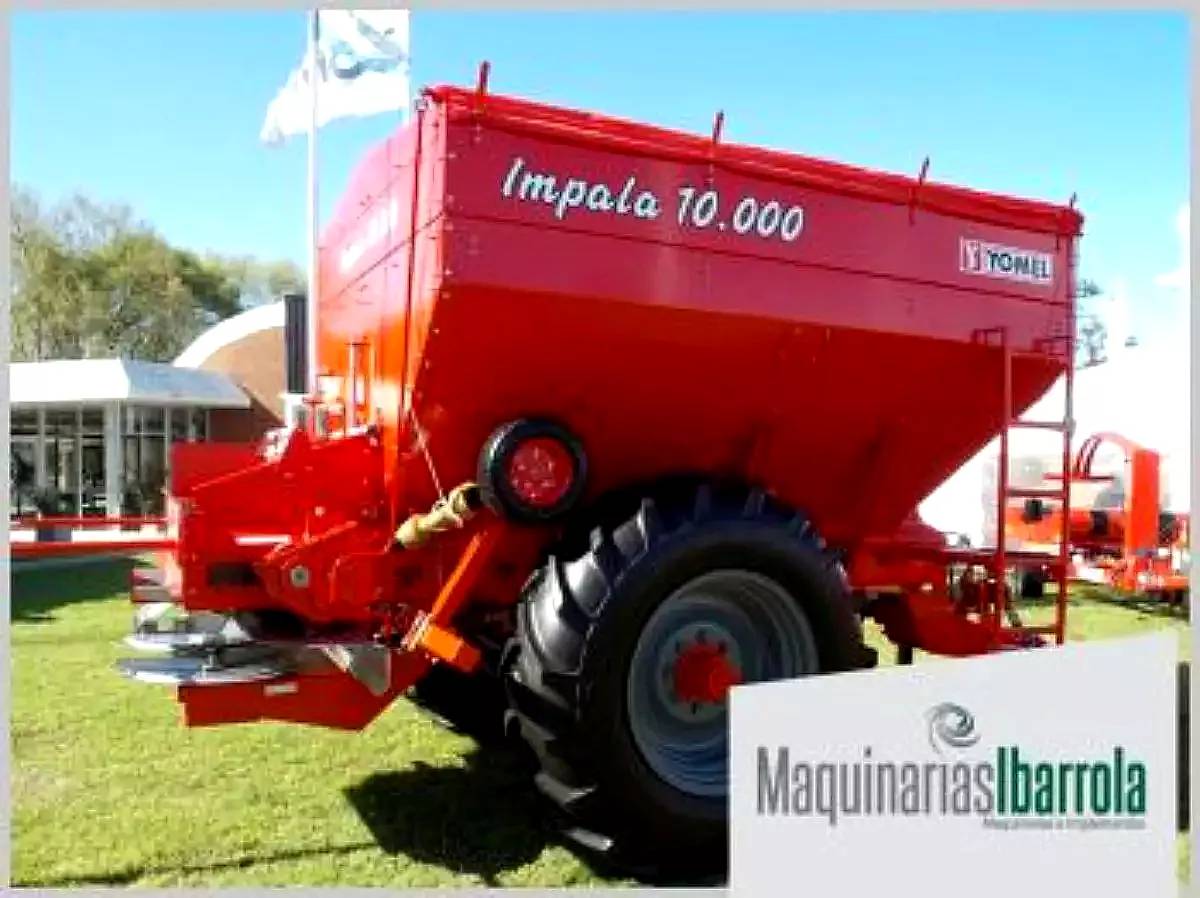 Fertilizadora Arrastre Impala 10000 con Tolva de Acero Yomel