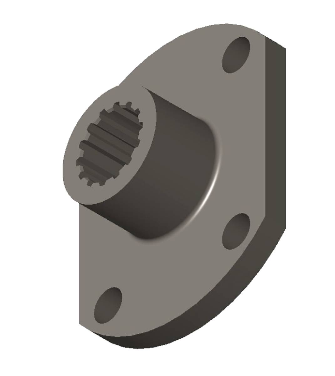 Plato de Acople Adap. Bomba Hidraulica Zanello 700