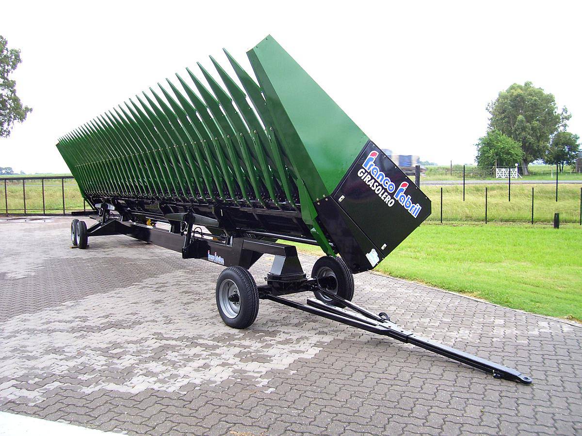 Girasolero Franco Fabril 25 Surcos Hidráulico de Doble Caja