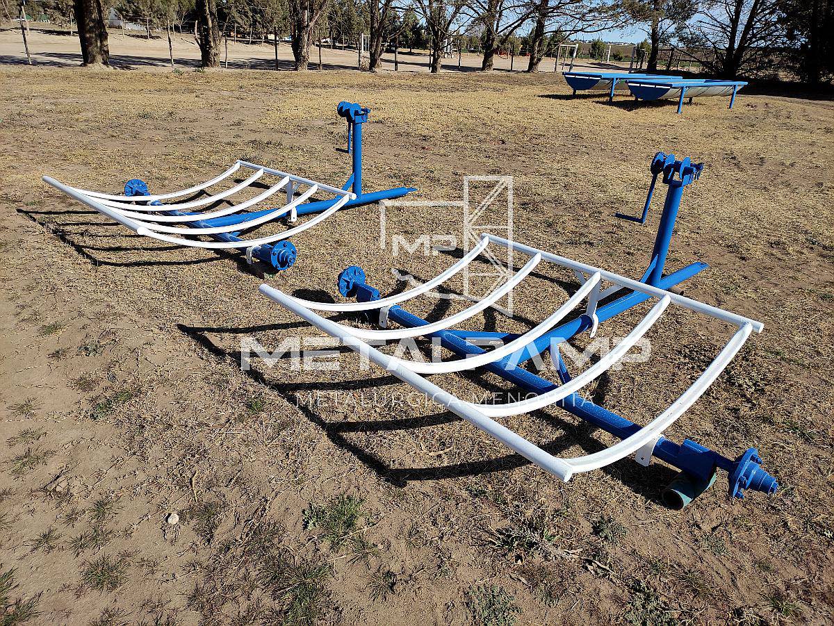 Transportador de Rollos con Malacate. Metalpamp