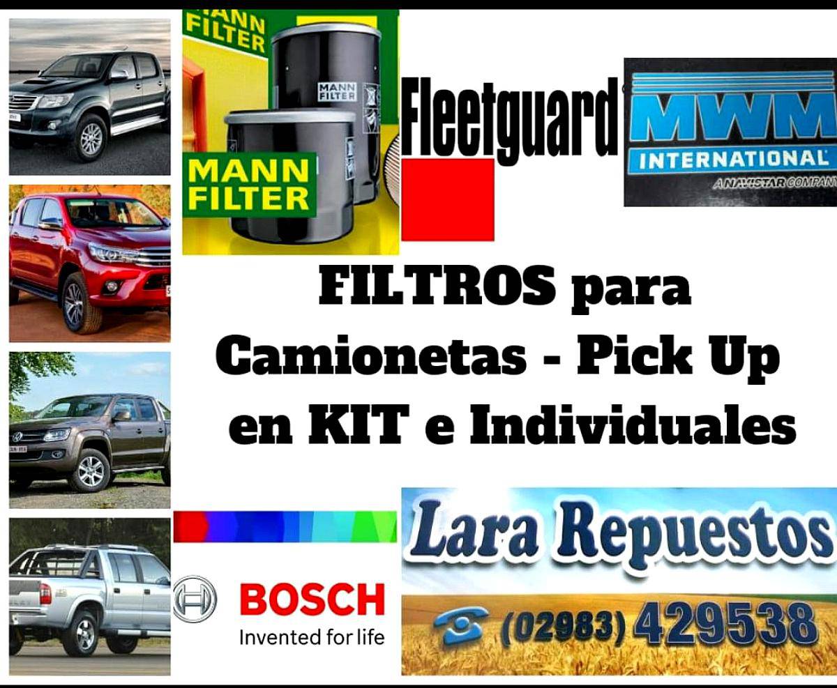 Kit Filtros Camioneta Toyota - Ranger - Amarok