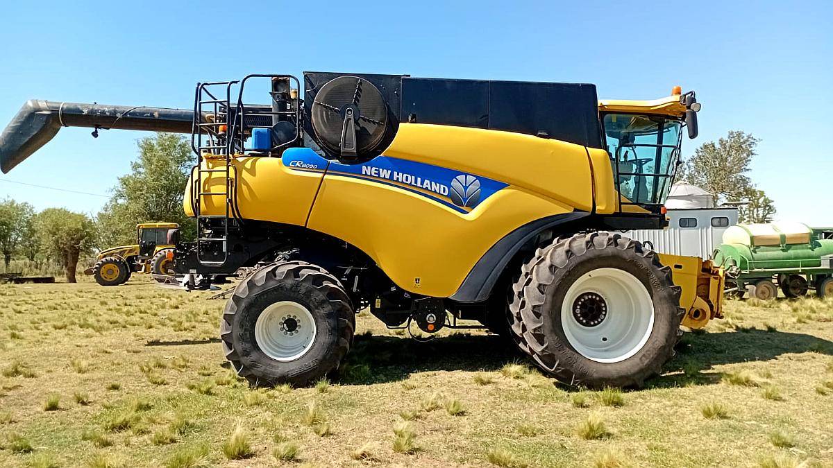 Cosechadora New Holland, Cr8090, año 2018, Draper 45