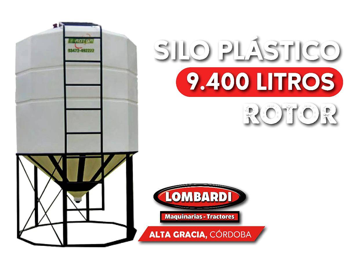 Silo Plástico 9.400 Lts - Rotor Cheques sin Interés