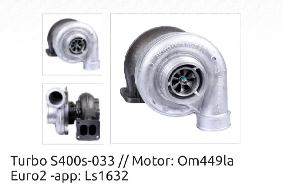Turbo Compresor Borgwarner para MB 1632/33/34 Motor OM449