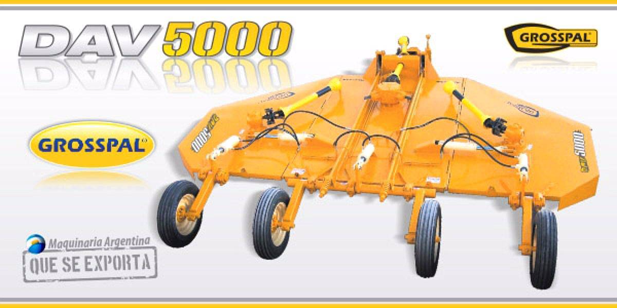 Desmalezadora de Arrastre Grosspal DAV 5000