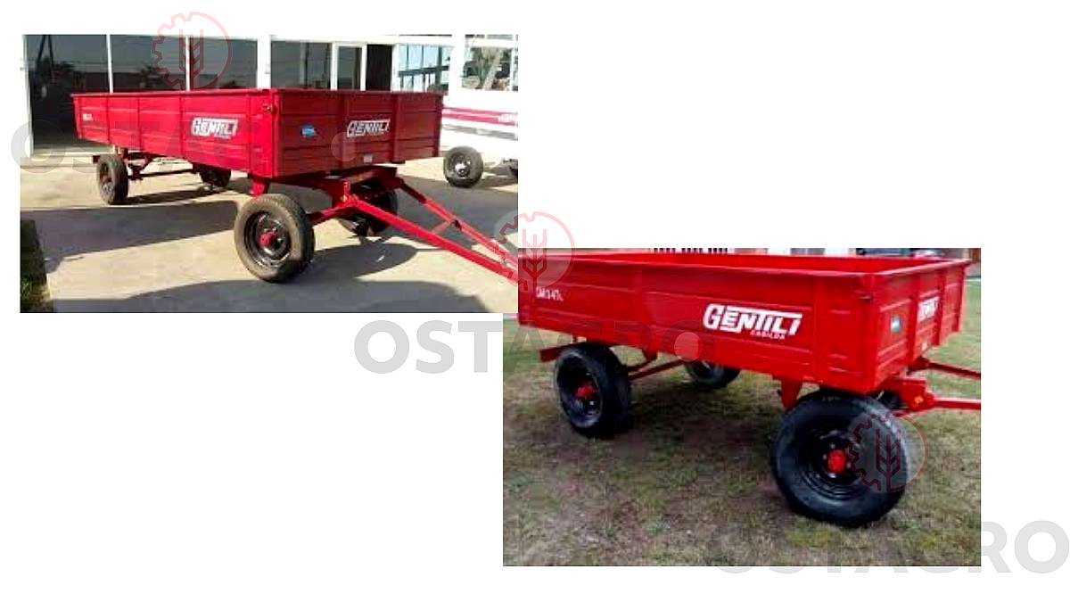 Acoplado Playo Gentili 2 Ejes