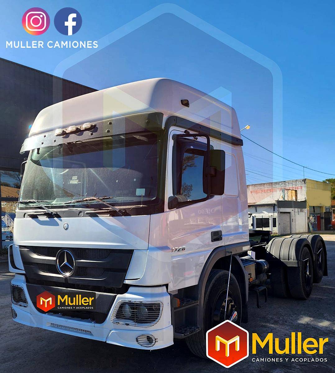 Mercedes Benz Atego 1726 S CD Balancín año 2018